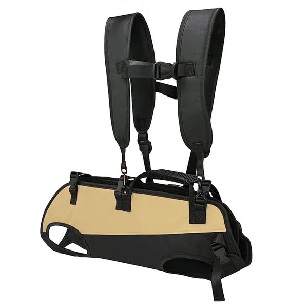 Horizontal Pet Backpack Dog Carrier with Adjustable Straps - GreenFur