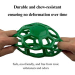 Horse Treat Ball TPR Feeder for Stables Hanging Hay Feeding Toy - GreenFur