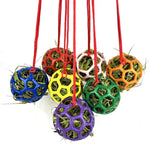 Horse Treat Ball TPR Feeder for Stables Hanging Hay Feeding Toy - GreenFur