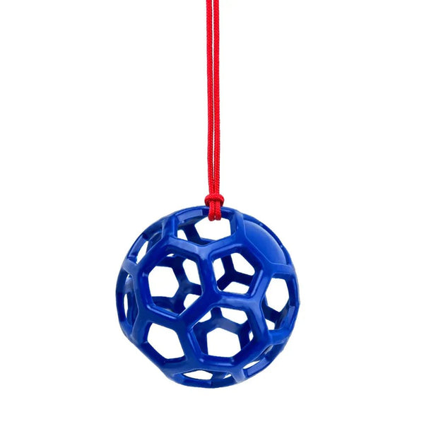 Horse Treat Ball TPR Feeder for Stables Hanging Hay Feeding Toy - GreenFur