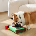 Hunting Instincts Mascot Whack a Mole Polyester FPF Dog Plush Toy - GreenFur