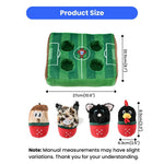 Hunting Instincts Mascot Whack a Mole Polyester FPF Dog Plush Toy - GreenFur