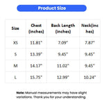 I Love My Mom Design Light Weight Mother's Day Pet Clothes - GreenFur