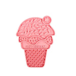 Ice Cream Shaped Silicone Dog Lick Mat for Slow Feeding Training - GreenFur