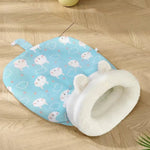 Indoor Winter Warm Soft Plush Cave Bag Cat Sleeping Bed - GreenFur