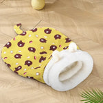 Indoor Winter Warm Soft Plush Pet Sleeping Bag Cat Cave Bed - GreenFur