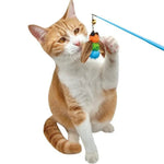 Insect Bees Wand Attachments Feather Cat Toys - GreenFur