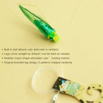 Insect - Shaped Cat Wand Refill with Bell for Cats - GreenFur