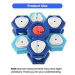 Interactive 3 - layer Rotating Puzzle Dog Feeding Plate - GreenFur