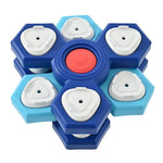 Interactive 3 - layer Rotating Puzzle Dog Feeding Plate - GreenFur