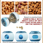 Interactive Adjustable Pet Snack Dispenser Food Treat Ball Dog Toy - GreenFur