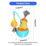 Interactive and Cute Wobble Ball Cat Teaser Wand Toy - GreenFur