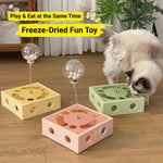 Interactive and Durable Puzzle Treat Dispensing Cat Toy - GreenFur
