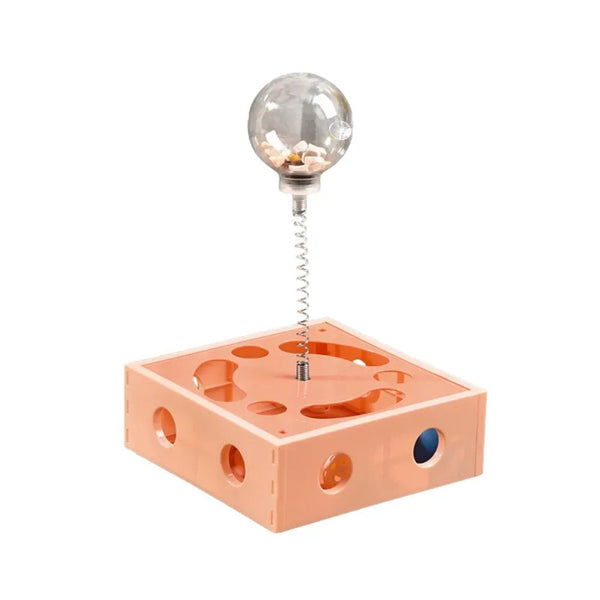 Interactive and Durable Puzzle Treat Dispensing Cat Toy - GreenFur