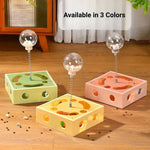 Interactive and Durable Puzzle Treat Dispensing Cat Toy - GreenFur