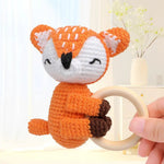 Interactive and Handmade Knitted Pet Toys with Built - in Rattle - GreenFur