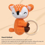 Interactive and Handmade Knitted Pet Toys with Built - in Rattle - GreenFur