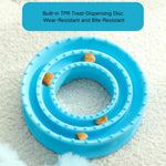Interactive Bird Shape TPR Pet Treat Dish Plush Dog Toy - GreenFur
