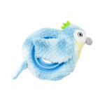 Interactive Bird Shape TPR Pet Treat Dish Plush Dog Toy - GreenFur