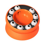 Interactive Cat Slow Feeder Bowl Healthy Weight Pet Treat Dispensing Toy - GreenFur
