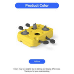 Interactive Cheese Box Cat Puzzle Toy Treat Dispenser with Training Pedals - GreenFur