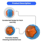 Interactive Chew Squeaky Pool TPR Ball Durable Floating Dog Toys - GreenFur