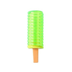 Interactive Cooling Spiral Popsicle Shaped Water - Fillable Dog Toy - GreenFur