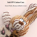 Interactive Crinkle Sound Dog Toy with Soft Plush Animal Design - GreenFur