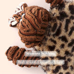 Interactive Crinkle Sound Dog Toy with Soft Plush Animal Design - GreenFur