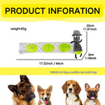 Interactive Crinkle Squeaky Plush Food Snuffle Dog Puzzle Toy - GreenFur
