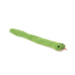 Interactive Crinkly Sound Green Snake Cat Toy with Catnip - GreenFur