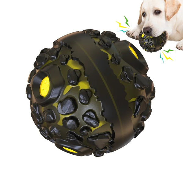 Interactive Dog Ball Toy for Aggressive Chewers Hard Tough Pet Toy - GreenFur