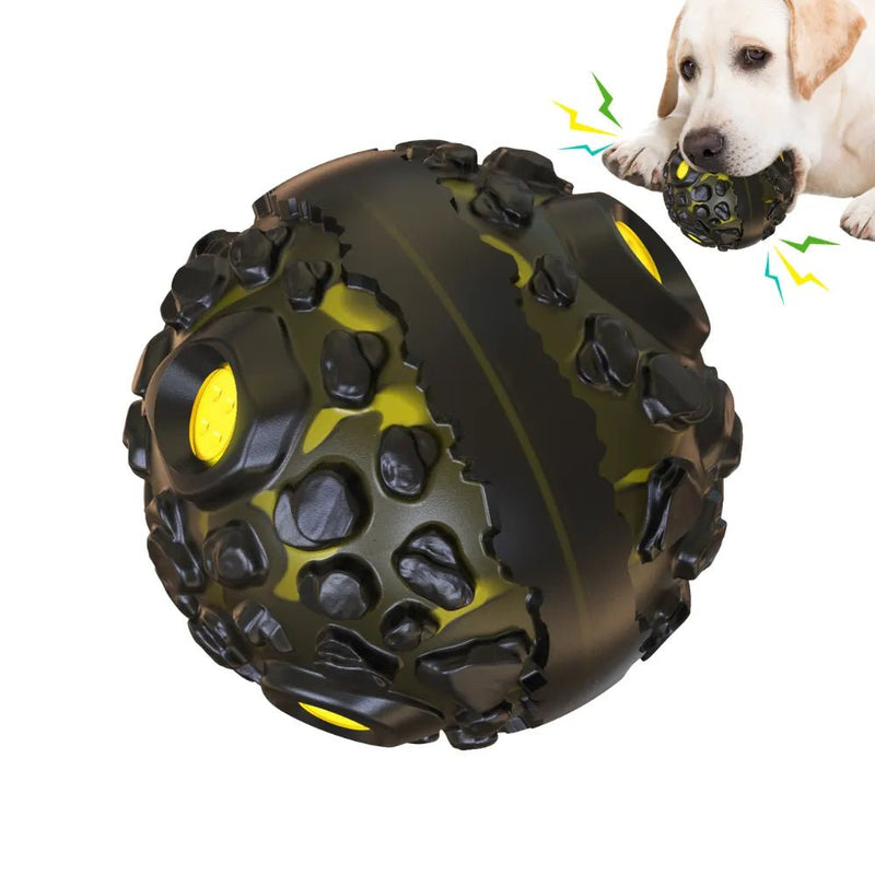 Interactive Dog Ball Toy for Aggressive Chewers Hard Tough Pet Toy - GreenFur