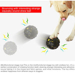 Interactive Dog Ball Toy for Aggressive Chewers Hard Tough Pet Toy - GreenFur