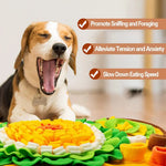 Interactive Dog Snuffle Mat Puzzle Slow Feeding Puppy Training Mat - GreenFur