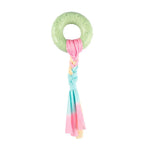 Interactive Dog Toy TPR Ring Braided Rope Dog Toy - GreenFur