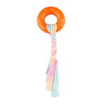 Interactive Dog Toy TPR Ring Braided Rope Dog Toy - GreenFur