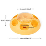 Interactive Dog Treat Dispenser Bowl for Slow Feeding Training Play - GreenFur