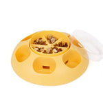 Interactive Dog Treat Dispenser Bowl for Slow Feeding Training Play - GreenFur