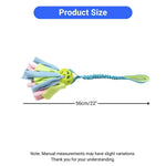 Interactive Dog Tug Toy with Bungee Handle for Training and Fetch - GreenFur