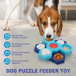 Interactive Double Layers Rotating Puzzle Dog Feeding Toys - GreenFur