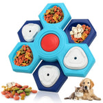 Interactive Double Layers Rotating Puzzle Dog Feeding Toys - GreenFur