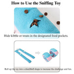 Interactive Dumbbell Shaped Dog Toy with Squeaker and Treat Holder - GreenFur