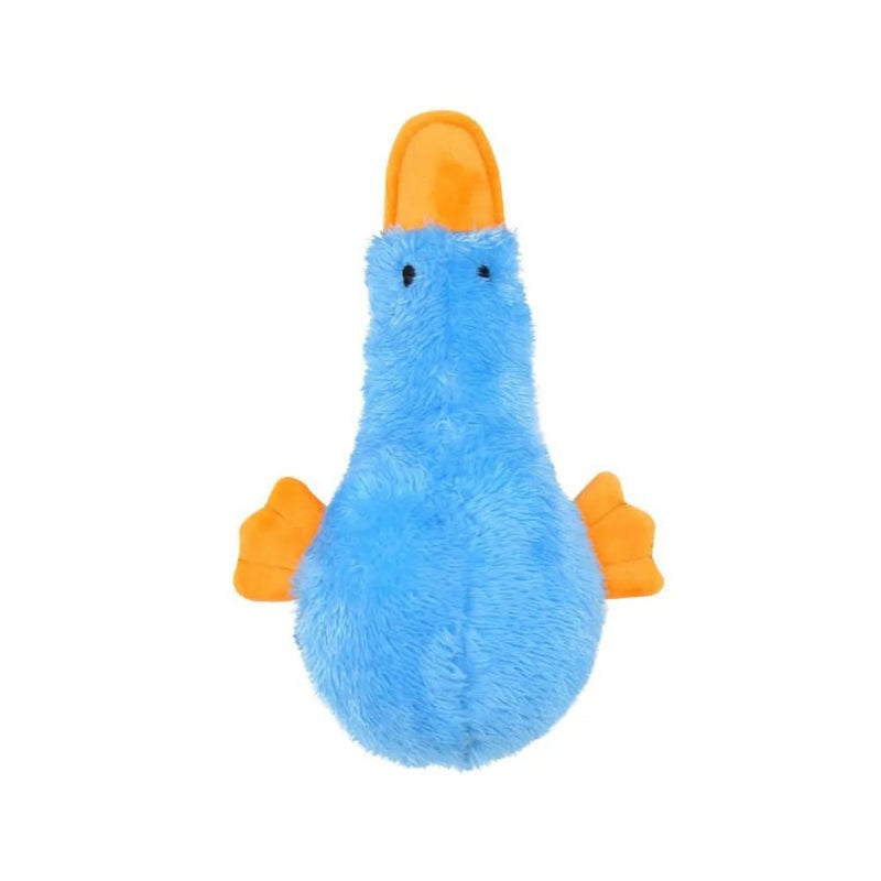 Interactive Durable Chew Squeaky Plush Duck Dog Toy - GreenFur