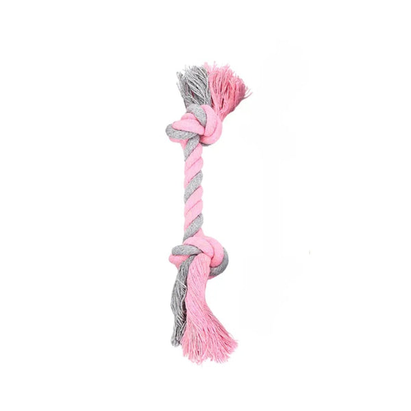 Interactive Durable Colorful Chew Pet Cotton Rope Dog Toy - GreenFur