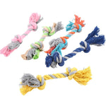 Interactive Durable Colorful Chew Pet Cotton Rope Dog Toy - GreenFur