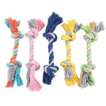 Interactive Durable Colorful Chew Pet Cotton Rope Dog Toy - GreenFur