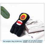 Interactive Durable Plush Monster Squeaky Chew Toy for Puppies - GreenFur