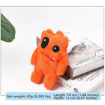 Interactive Durable Plush Monster Squeaky Chew Toy for Puppies - GreenFur