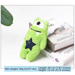 Interactive Durable Plush Monster Squeaky Chew Toy for Puppies - GreenFur